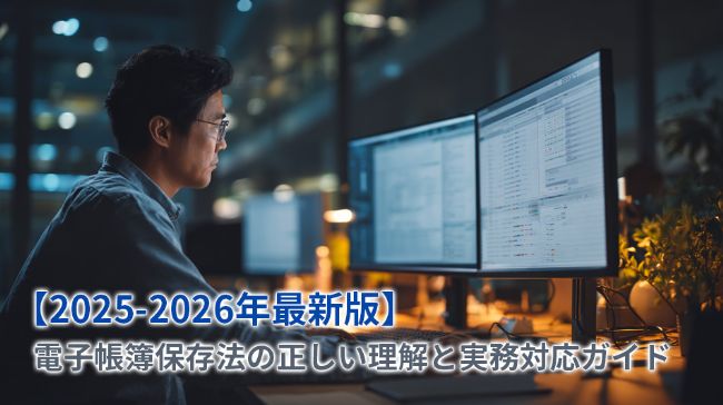 【2025-2026年最新版】電子帳簿保存法の正しい理解と実務対応ガイド