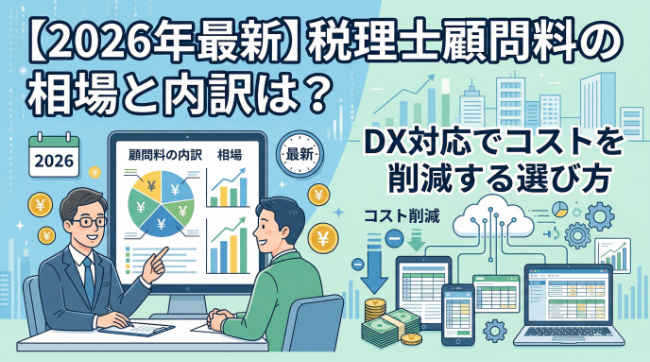 【2026年最新】税理士顧問料の相場と内訳は?DX対応でコストを削減する選び方